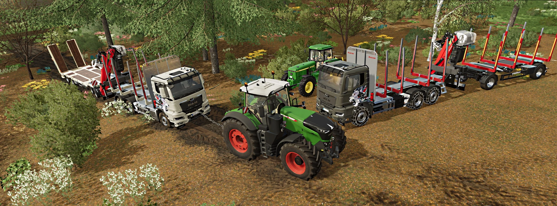 =) Stecken geblieben auf dem forstweg