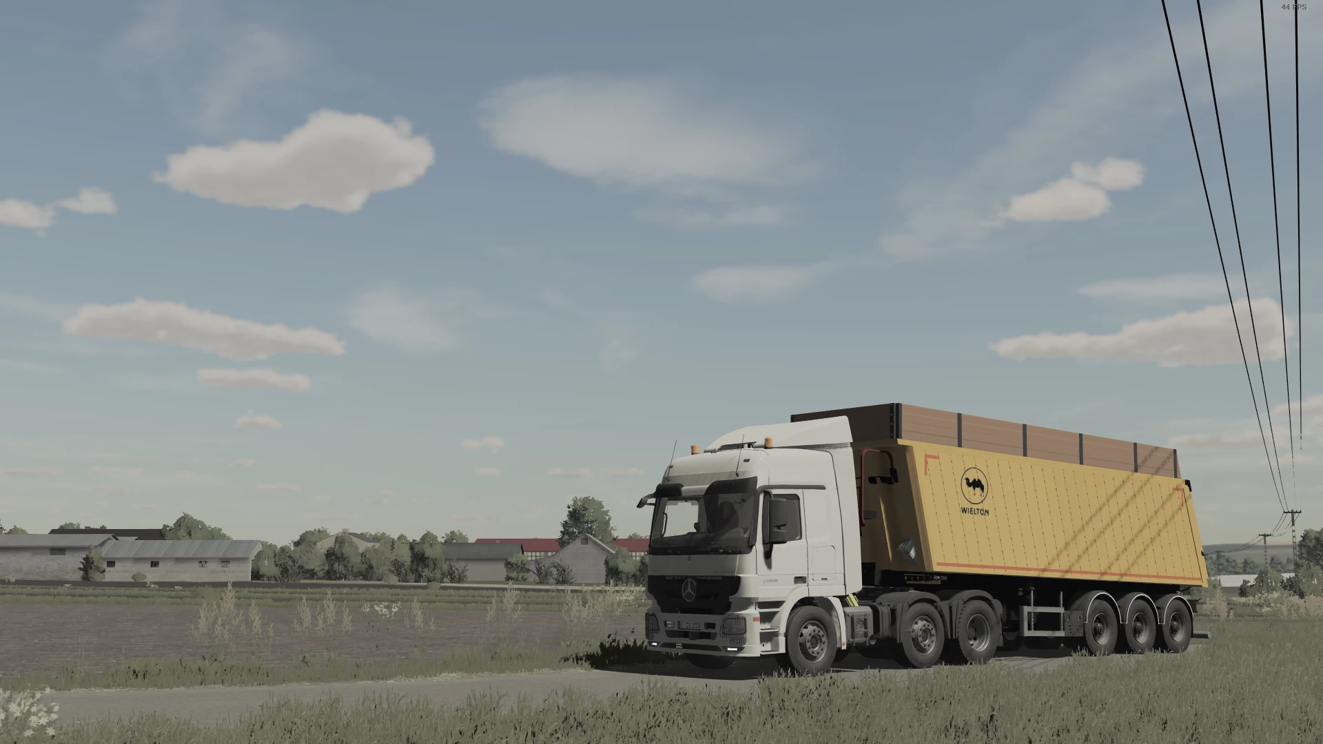 Actros mp3 and Wielton Bulk master