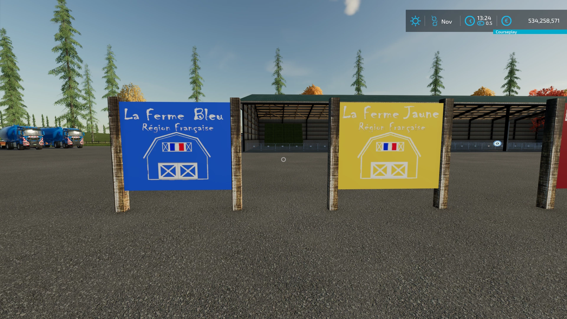 Multicolors Farm Sign