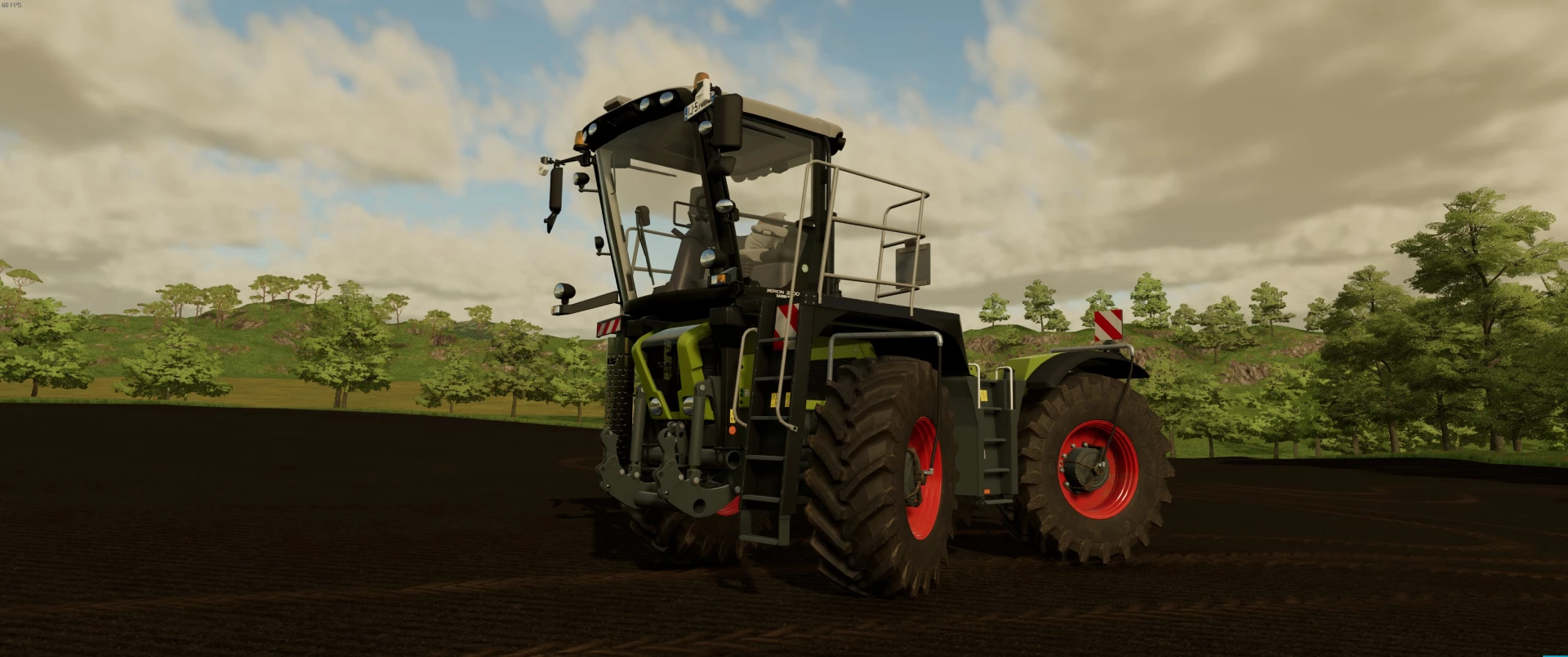 CLAAS Xerion SaddleTrac progress