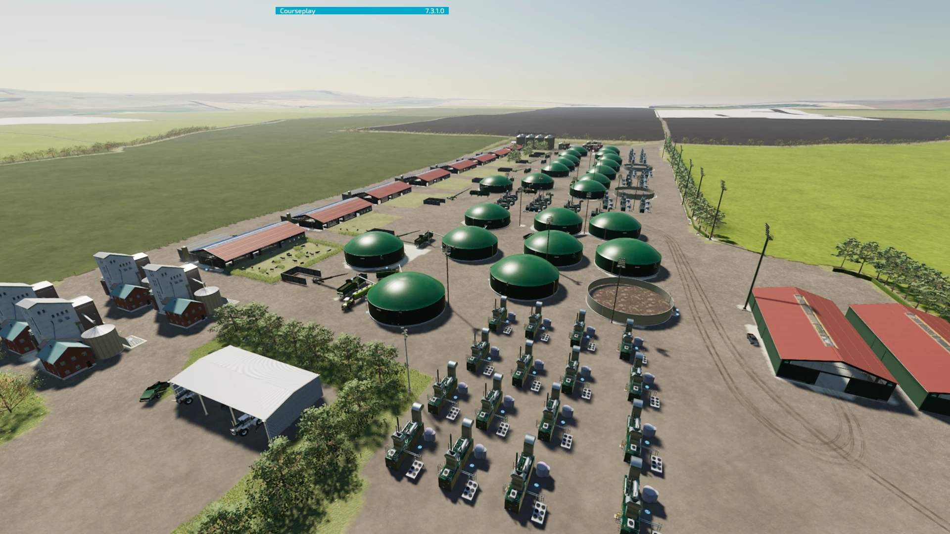 New farm with biogas !