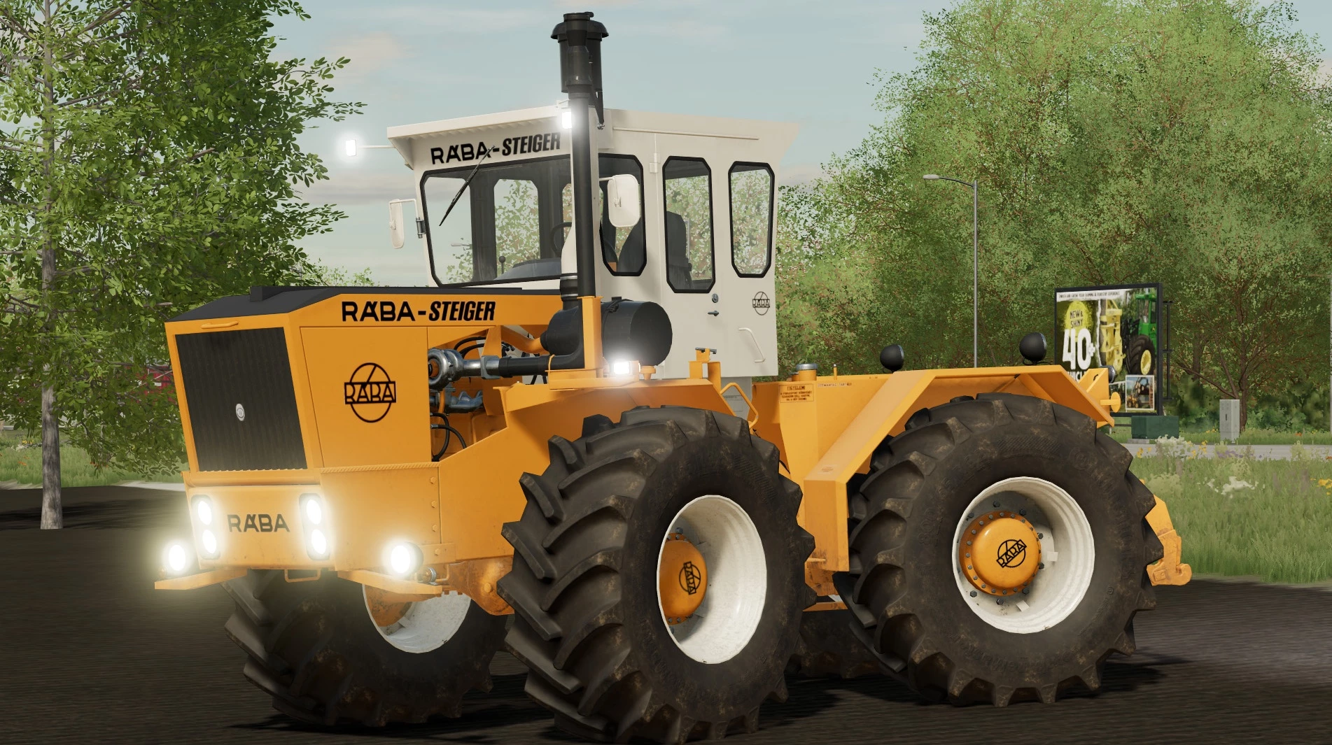 First test! Rába Steiger 250