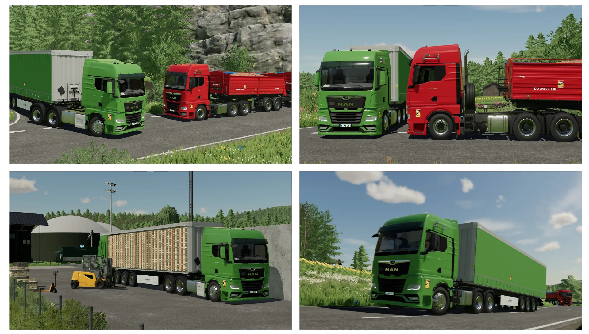 NEW MAN TGX 580cv 6x4  / Road Composition