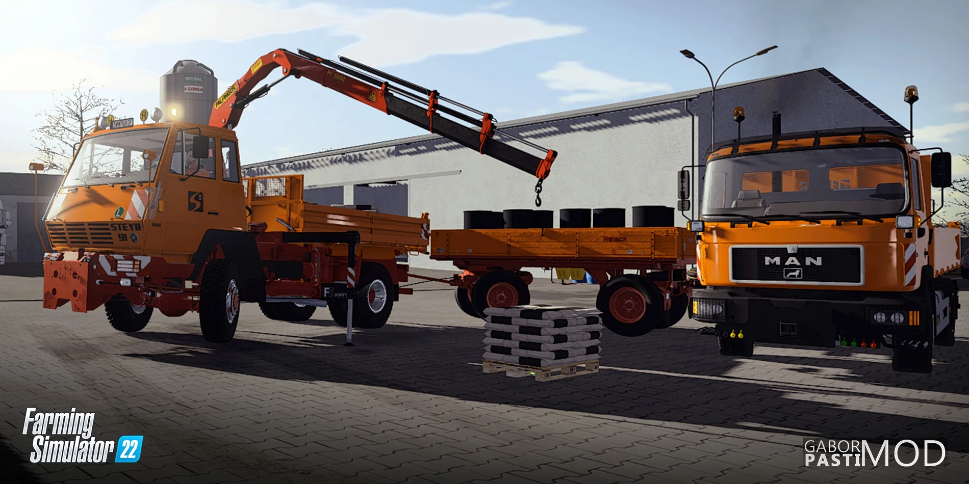 Steyr and MAN trucks