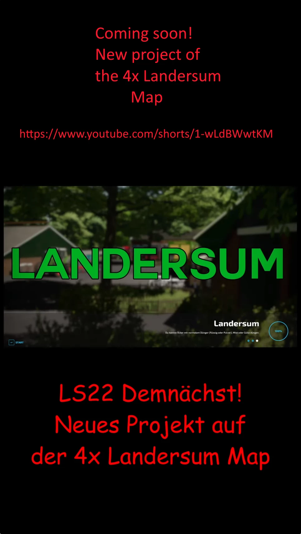 short# LS22 New additional project on the Landersum...