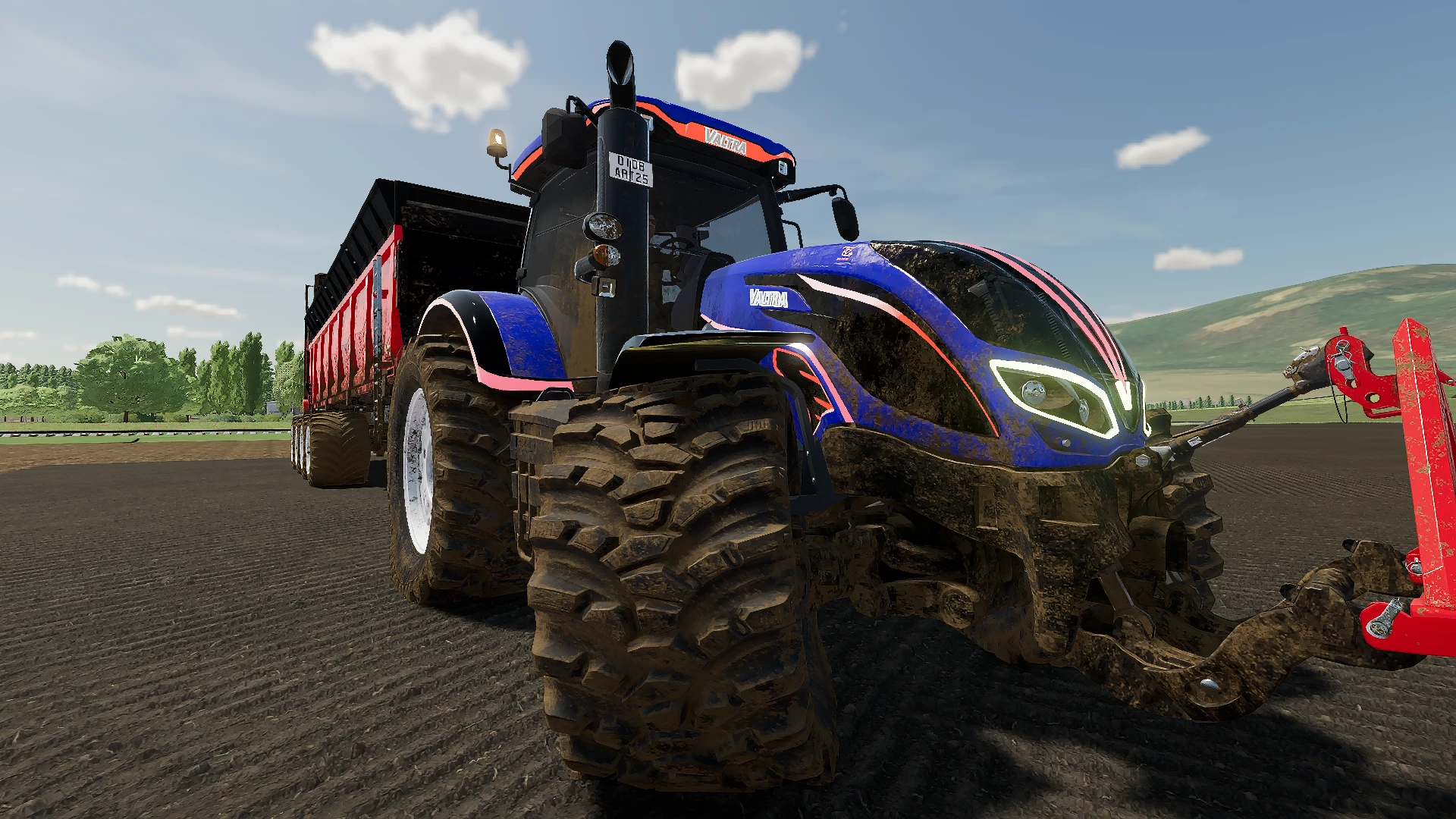 Valtra S-Series + Épandeur brochard