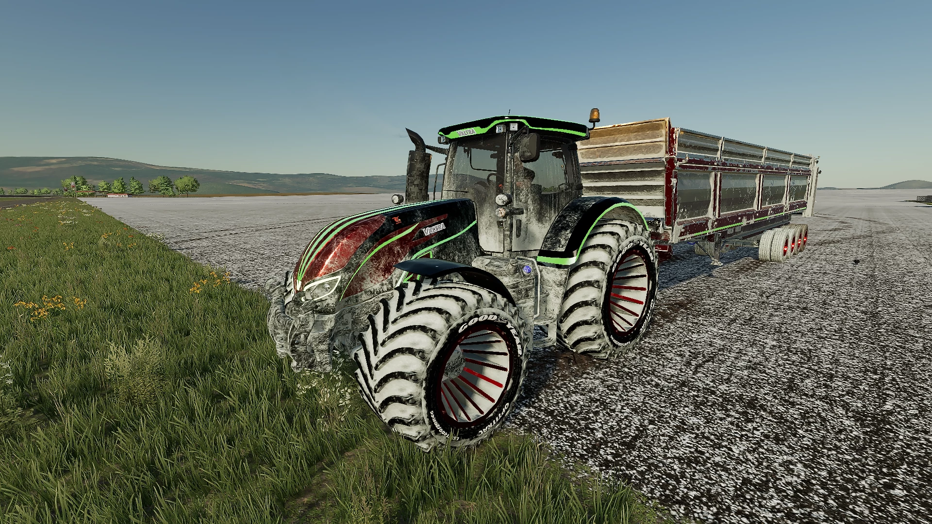 Epandage de chaux sur 255ha