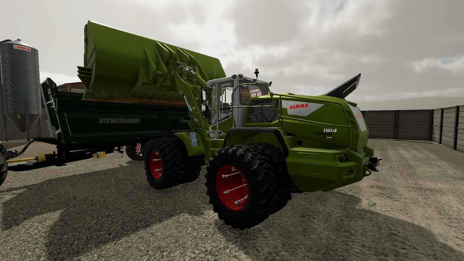 Chargement du fumier