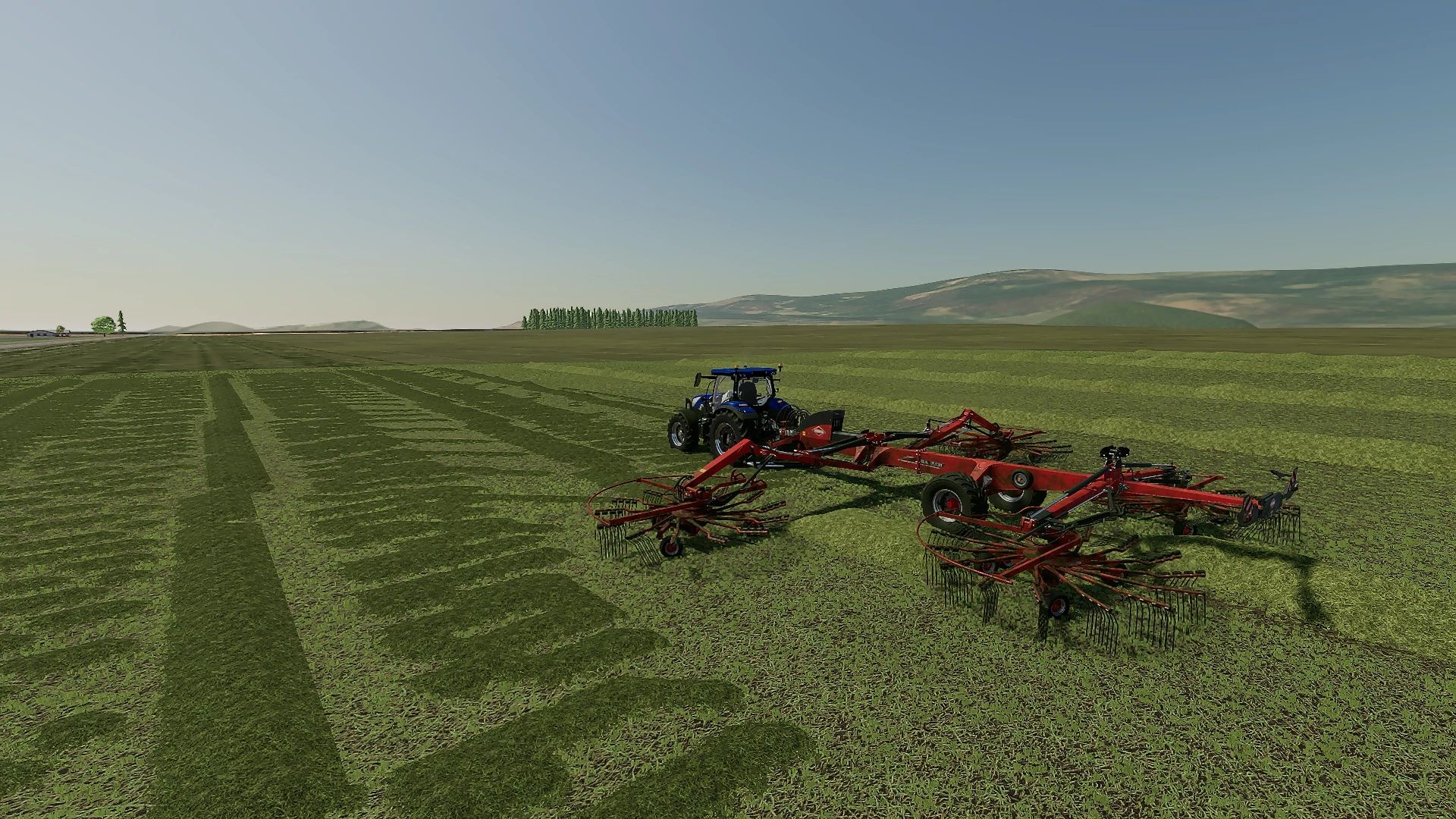 Faneuse/Andainneur HayMaker sur 64ha