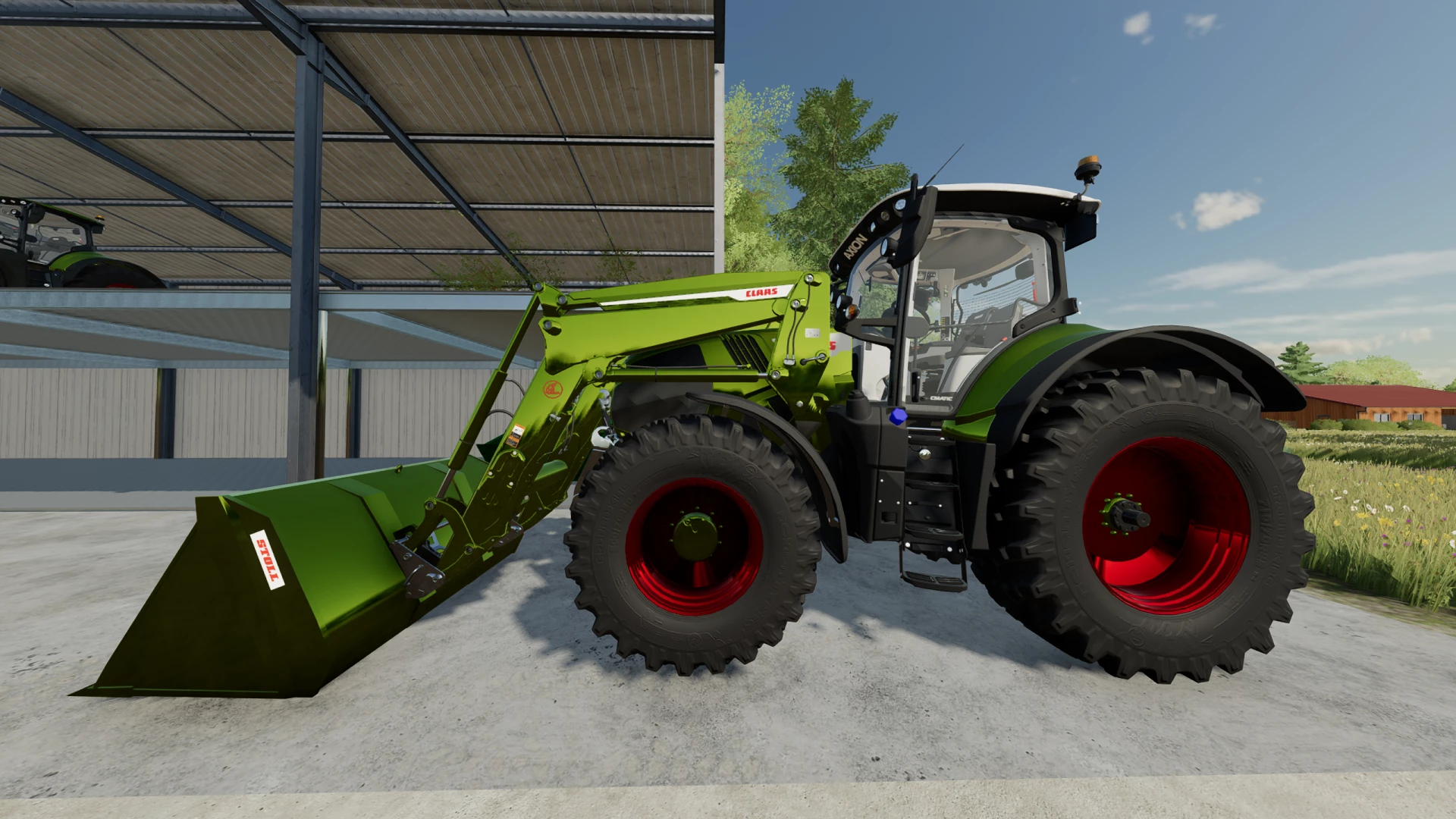 Claas Axion 800-870 and 700M Front Loader
