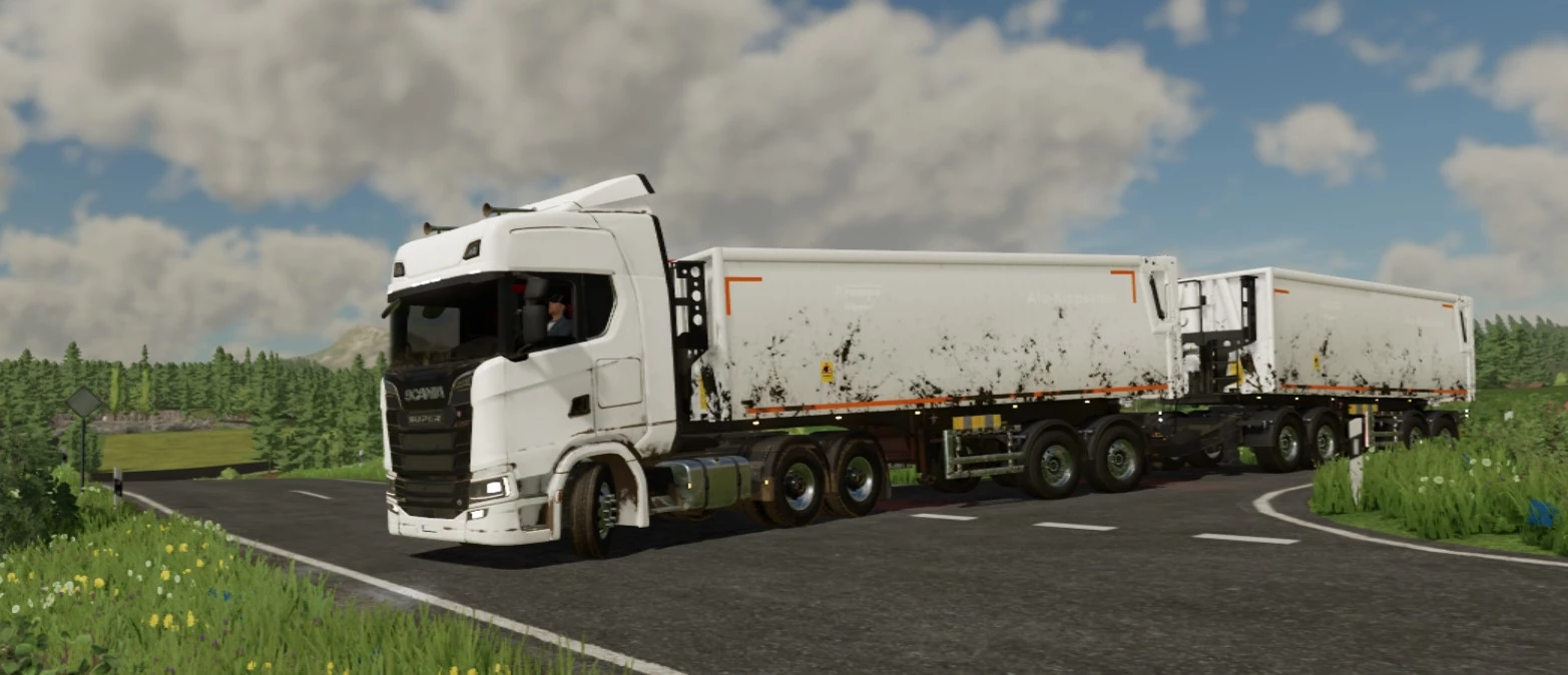 Scania 640S  6x4 | Krampe Road train