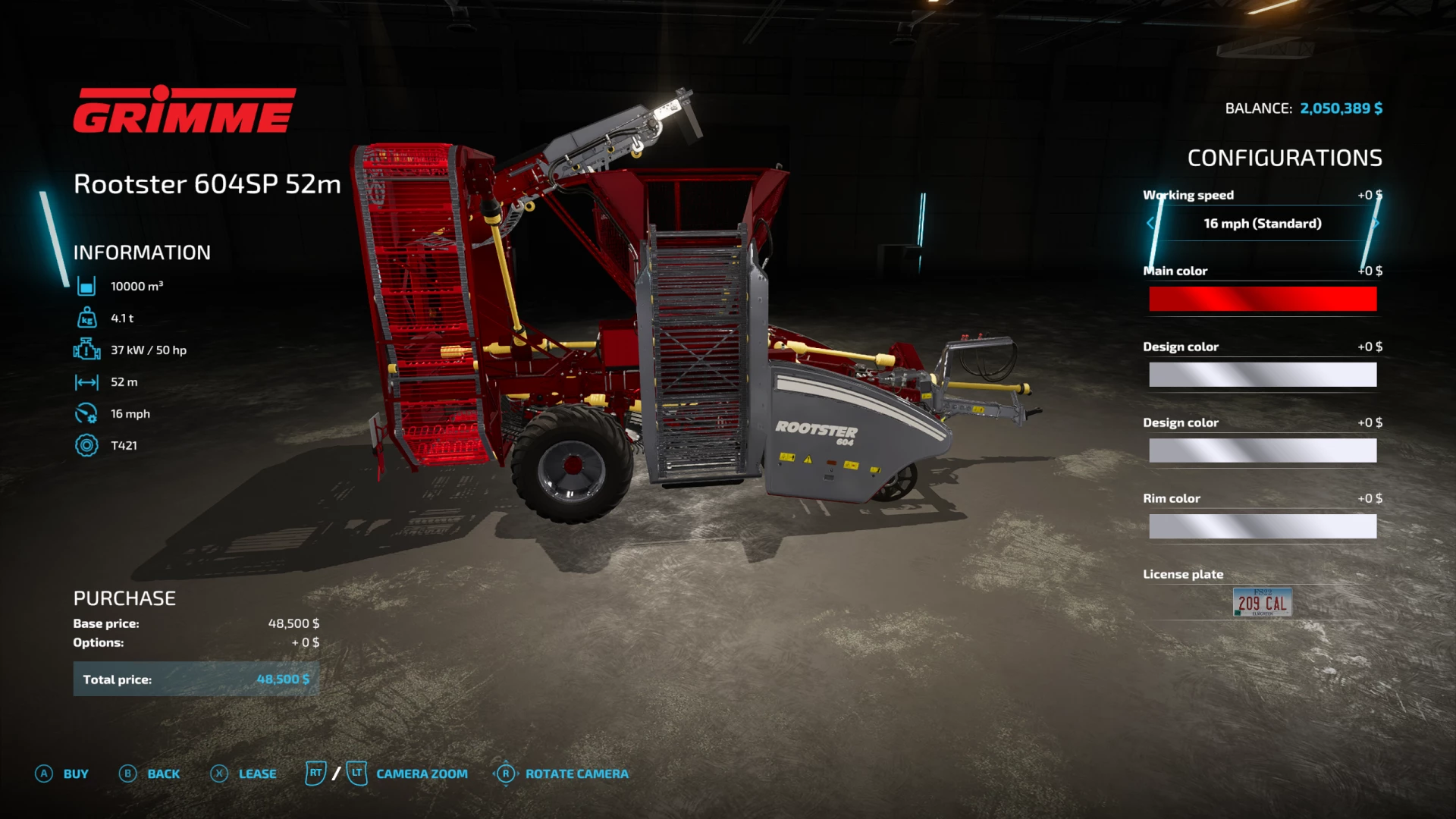 My Grimme Rootster 604SP 52m (170Ft.)🍻