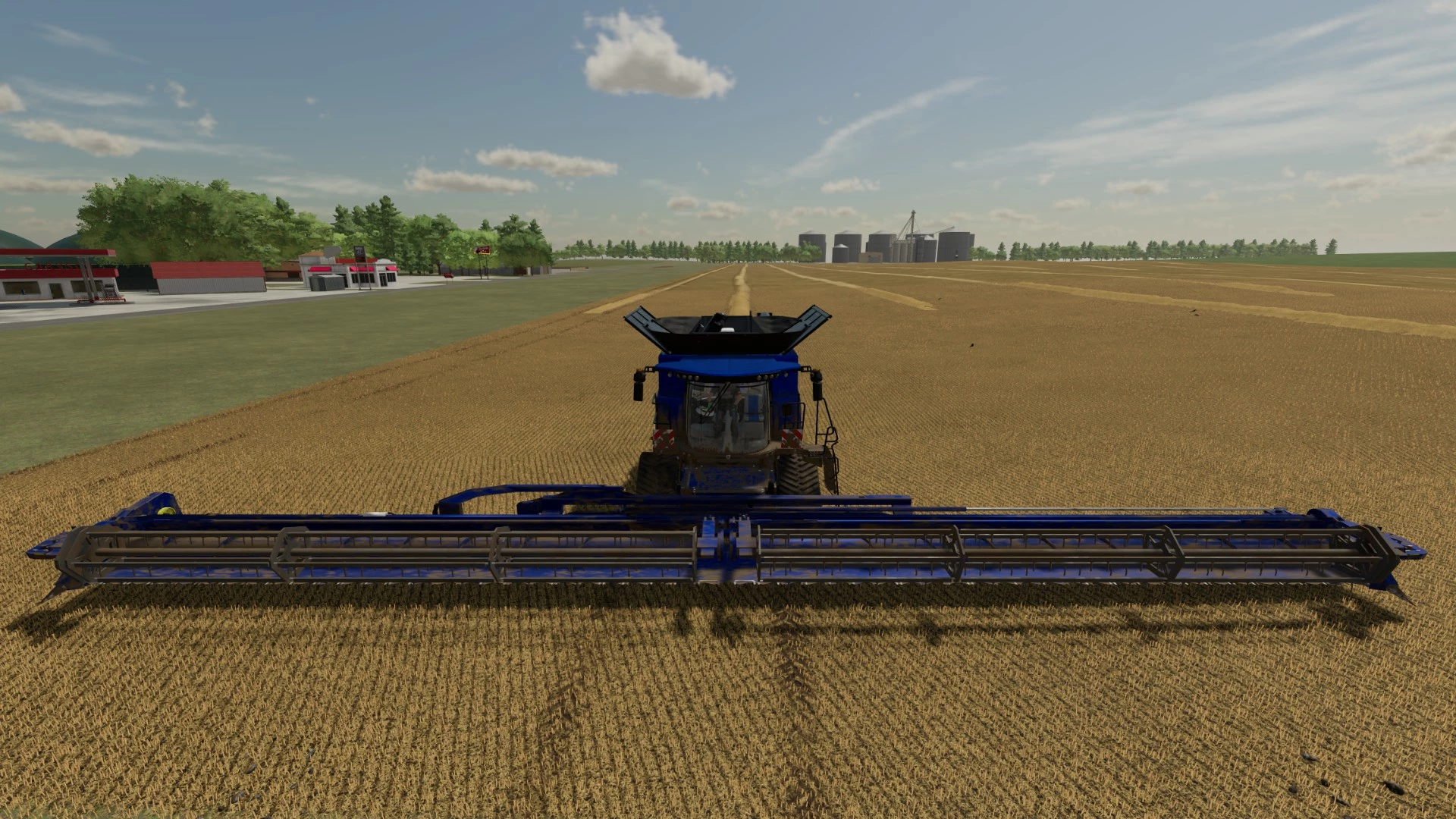 Moisson d'avoine sur 36ha