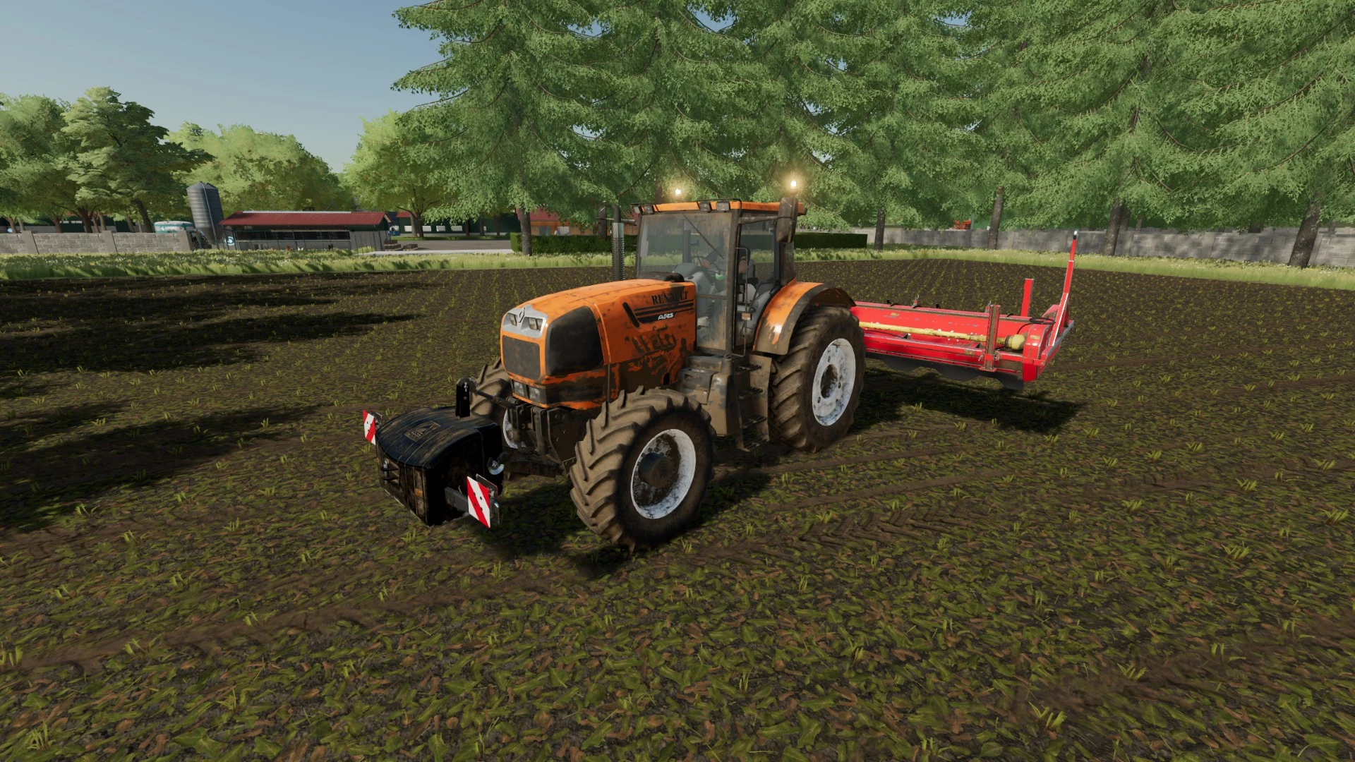 On retire les fanes des patates