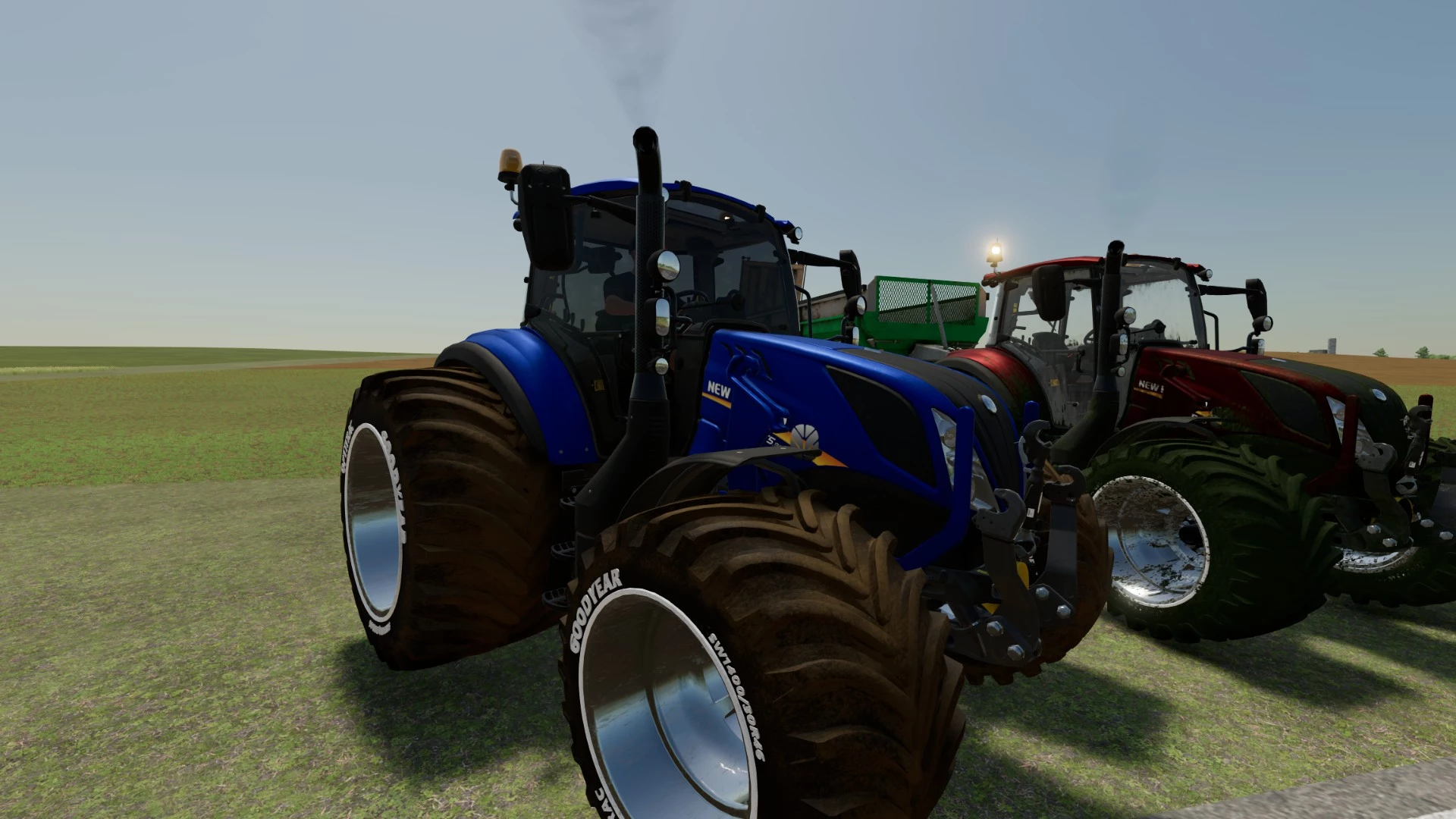 2 New-Holland T5 qui ont bouffés du lion