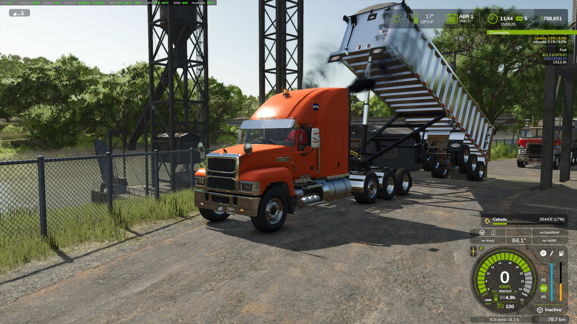 Mack pinnacle TriAxle