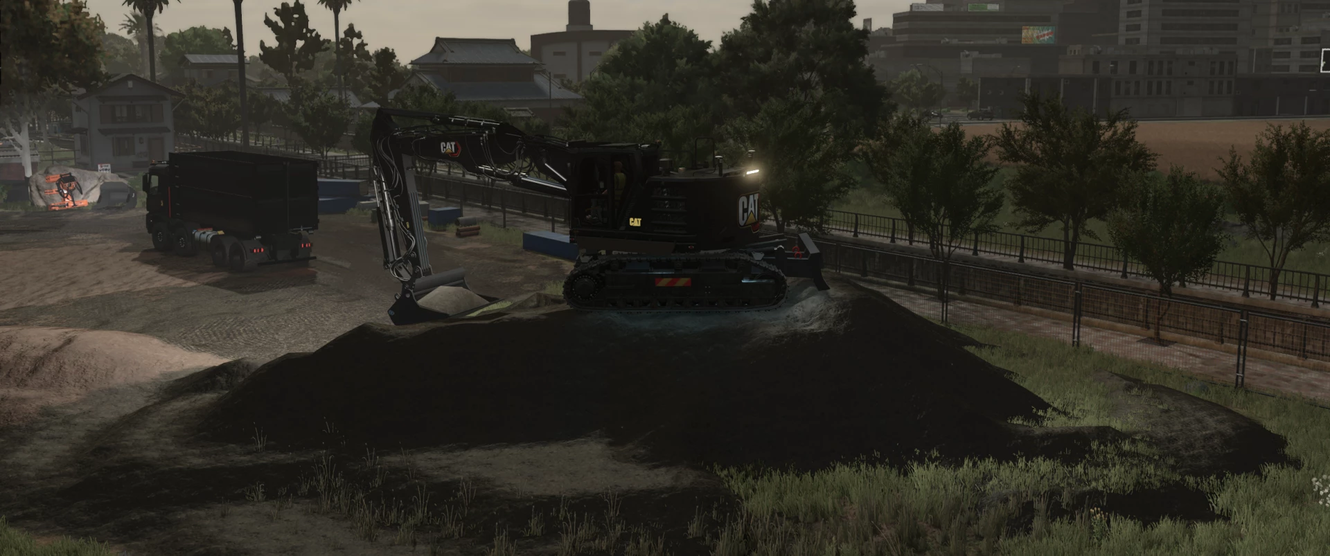 terrassement pour une maison  et évacuation de la terre en partenariat avec MCTWISTE