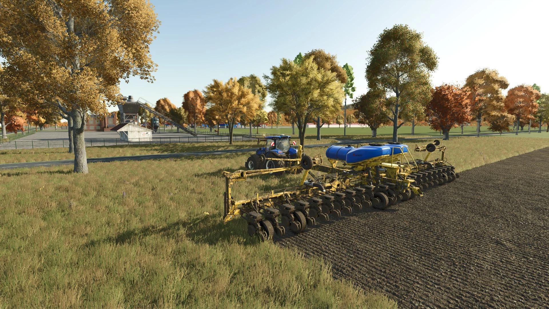 Plantation de 45 hectares de betteraves sucrière.