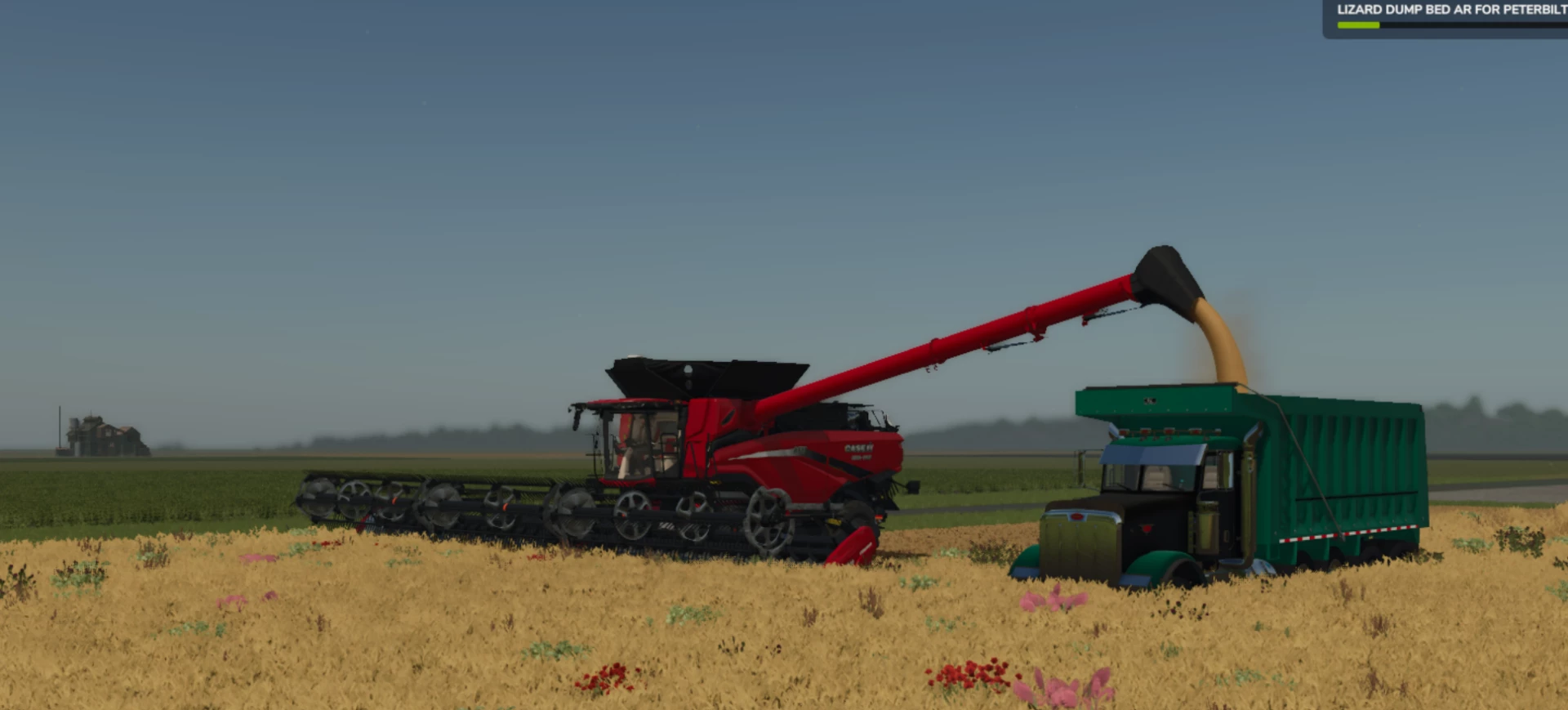 harvesting some wheat