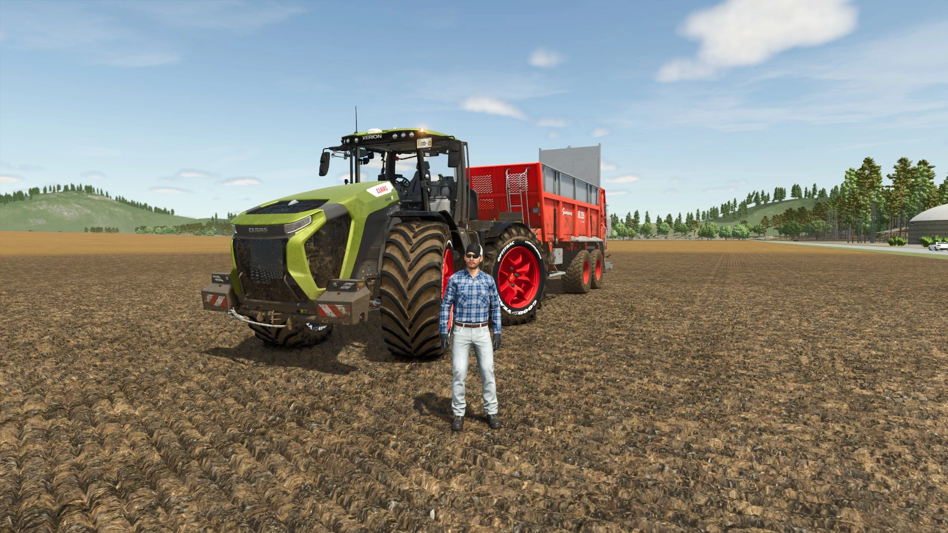 épandage en appli doublée sur 214 hectares