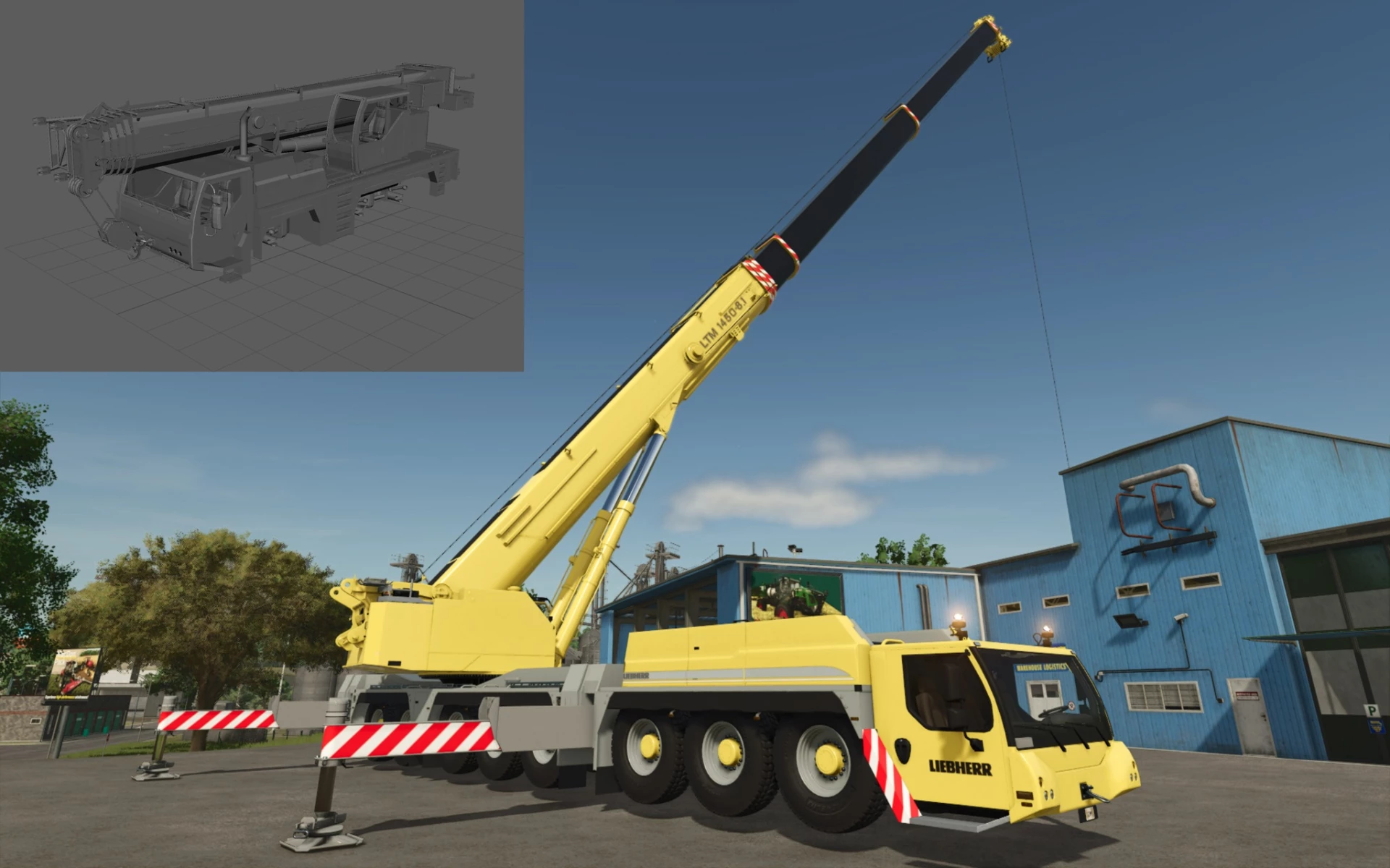 The Liebherr LTM 1450 is coming back for FS25!