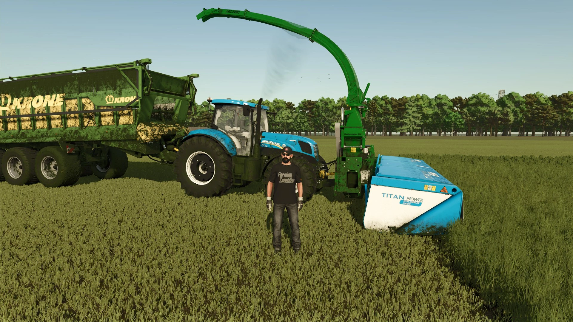 ensilage d'herbe avec mon mod lacotec II
