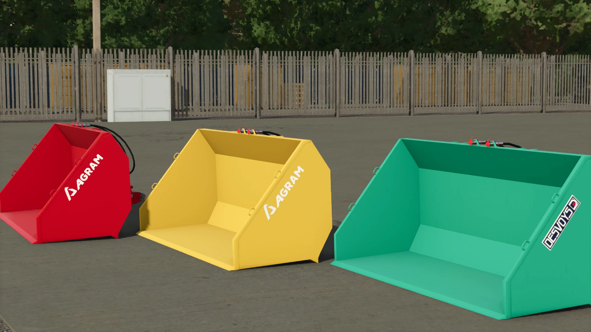 Godets Agram et Desvoys