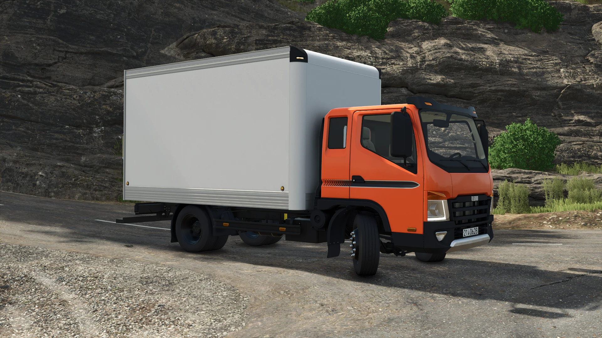 Lizard Dragon Box Truck