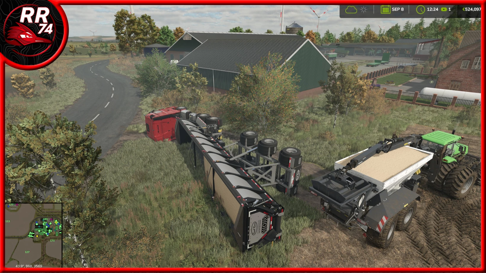 The Truck driver was in need of a nap.