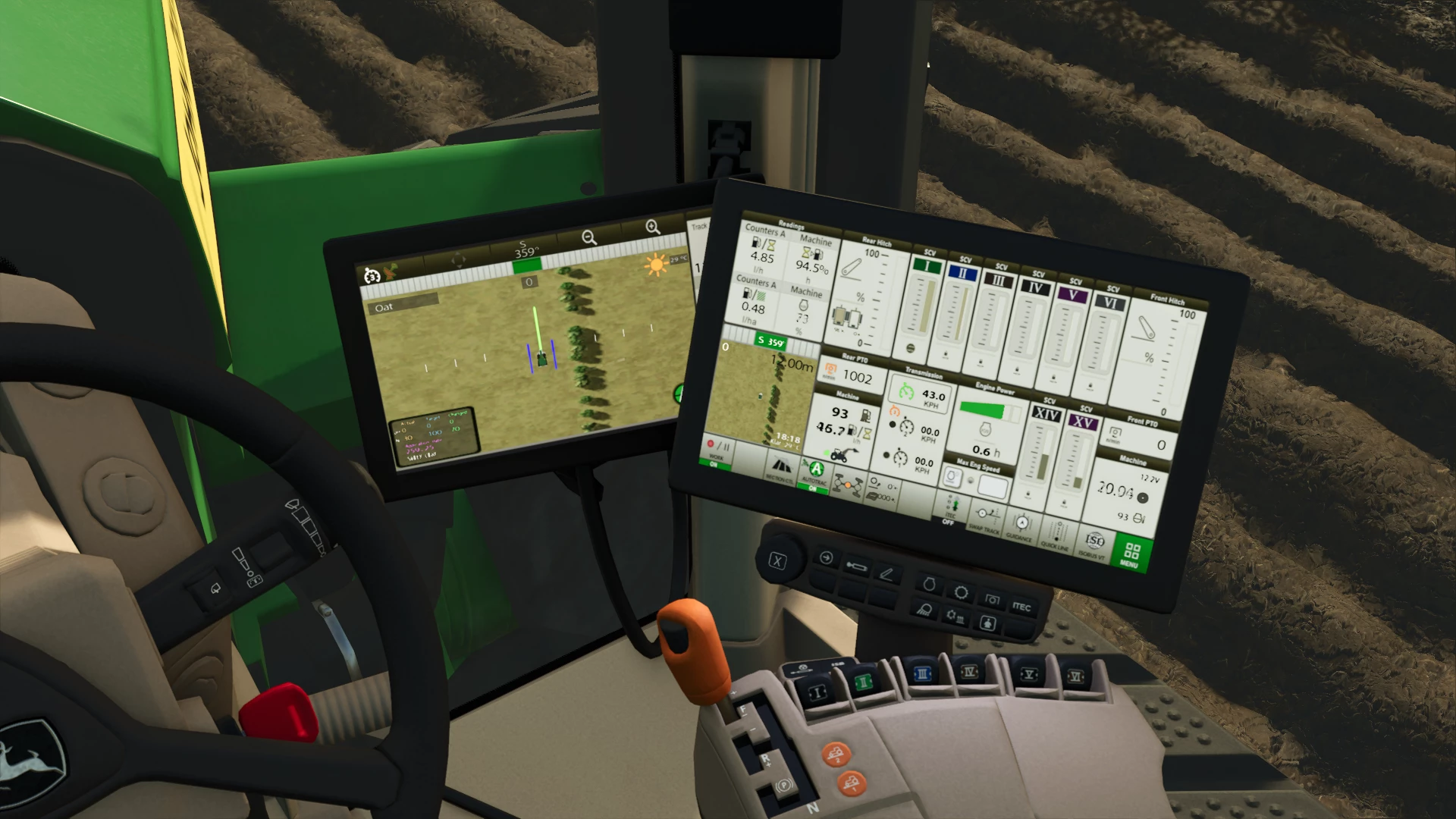 FS25 Real GPS & Live Dashboard in action