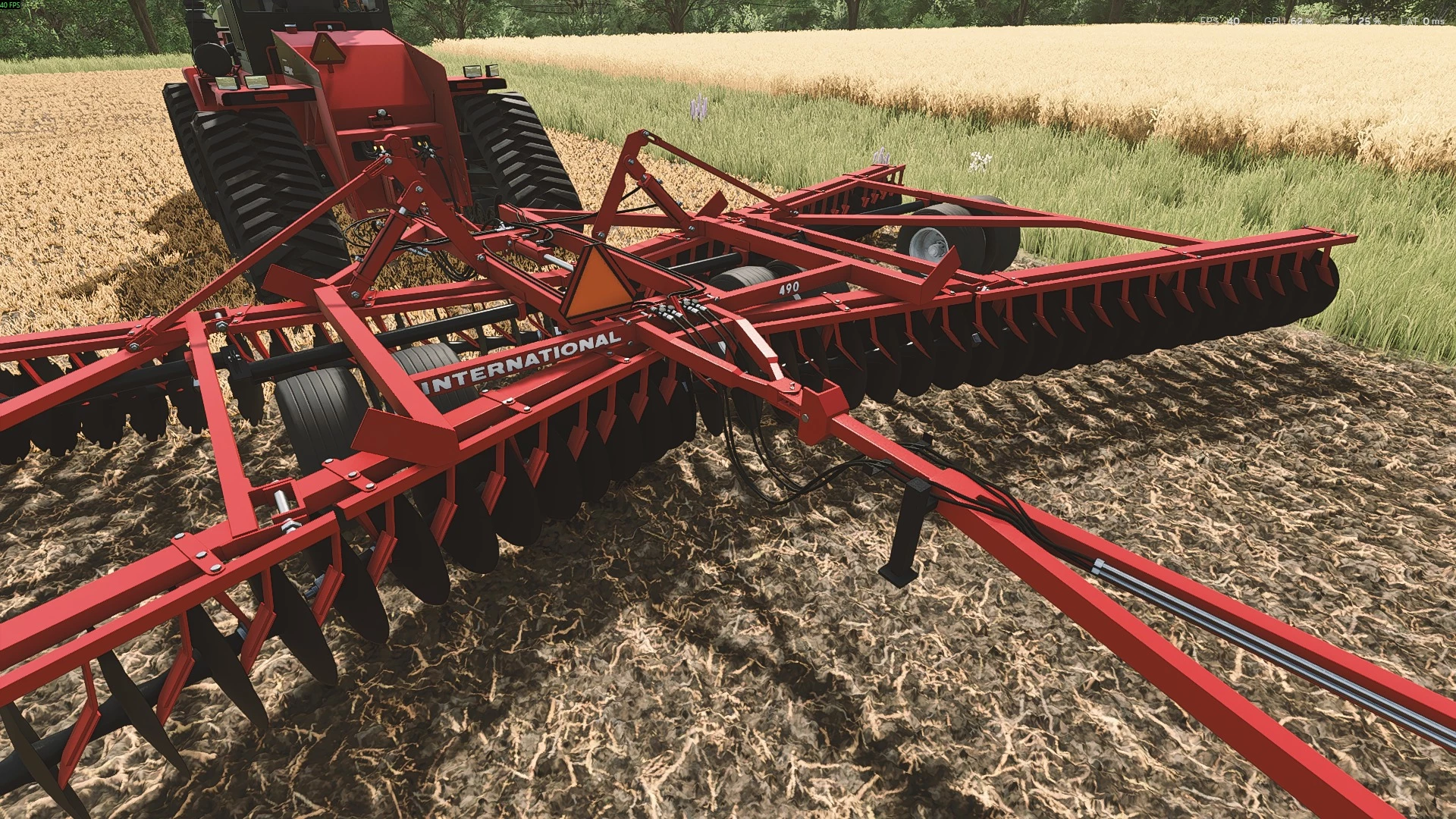 Case IH 490 + Crumbler 110