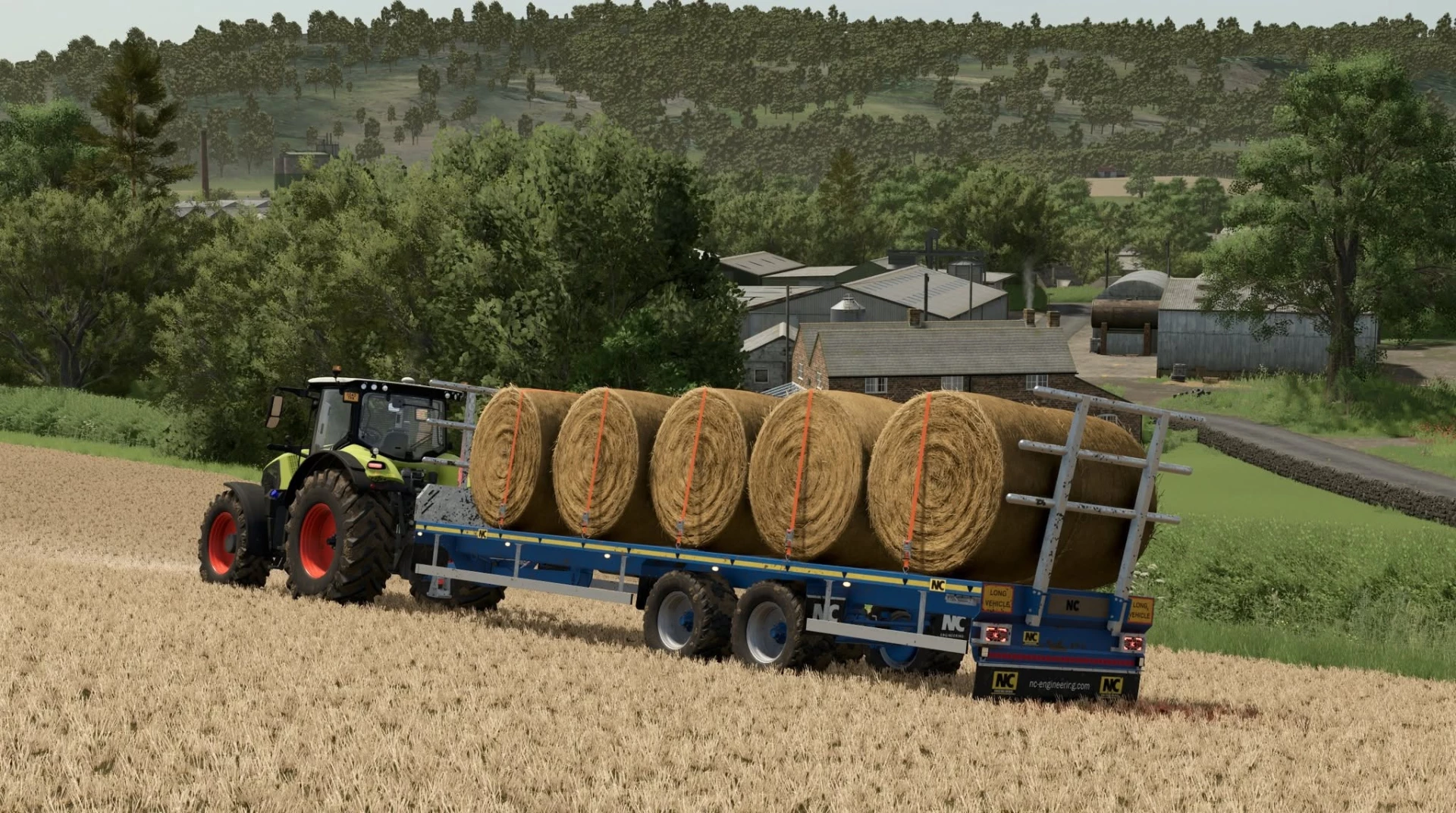 A preview of the NC Engineering 16t Bale Trailer