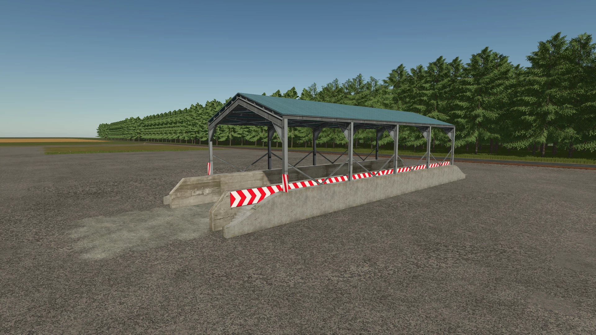 FS25 Bunker Silo Avec Abri