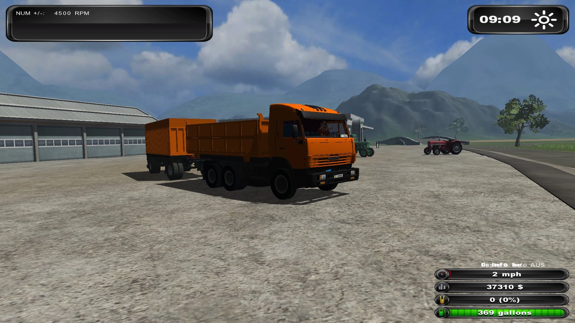 Kamaz with GKB trailer in LS11