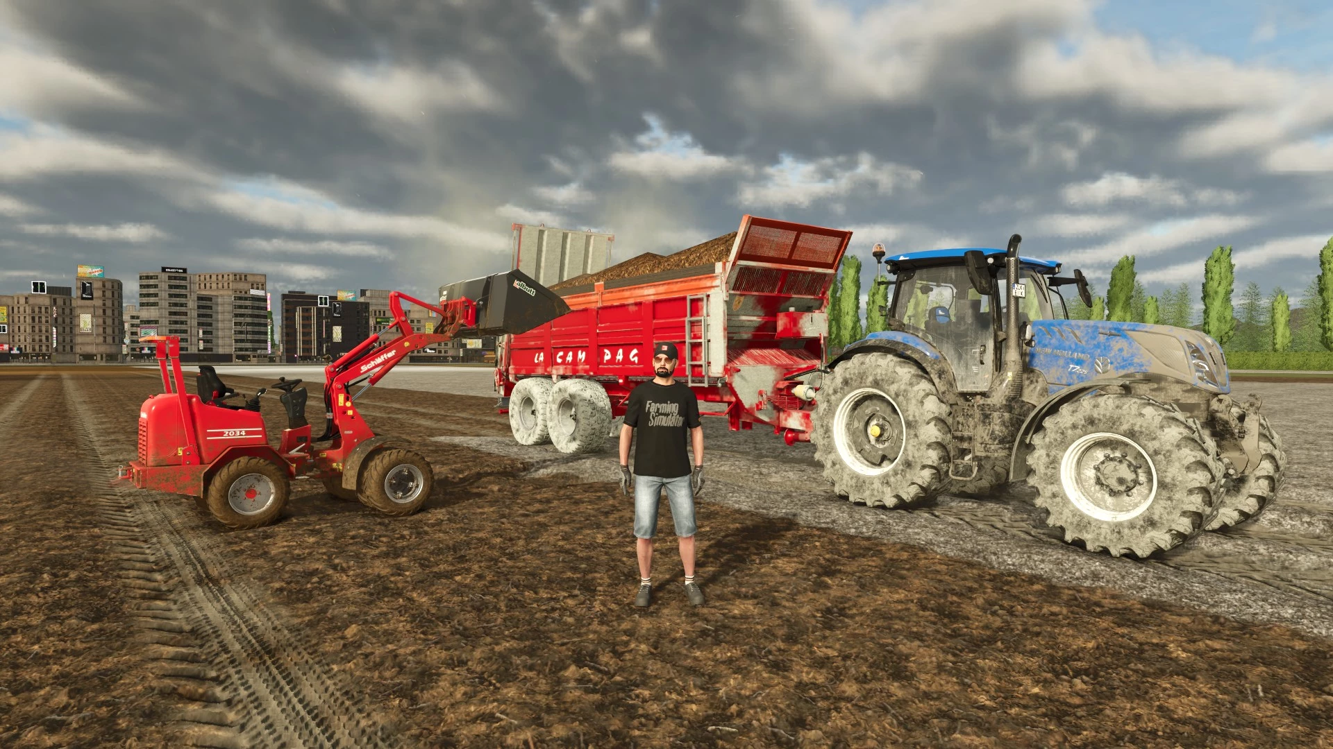 New-holland T7 XTR & Schäffer XTR.