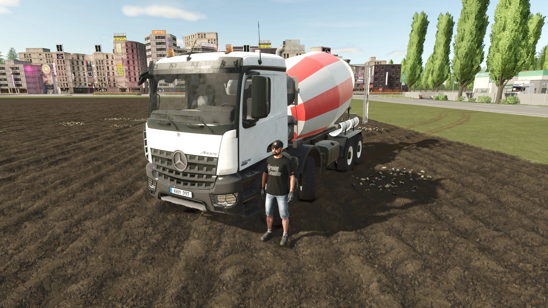 Mercedes Arocs 3245 bétonnière