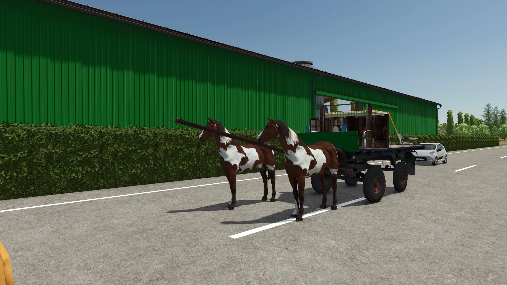 Livraison à cheval