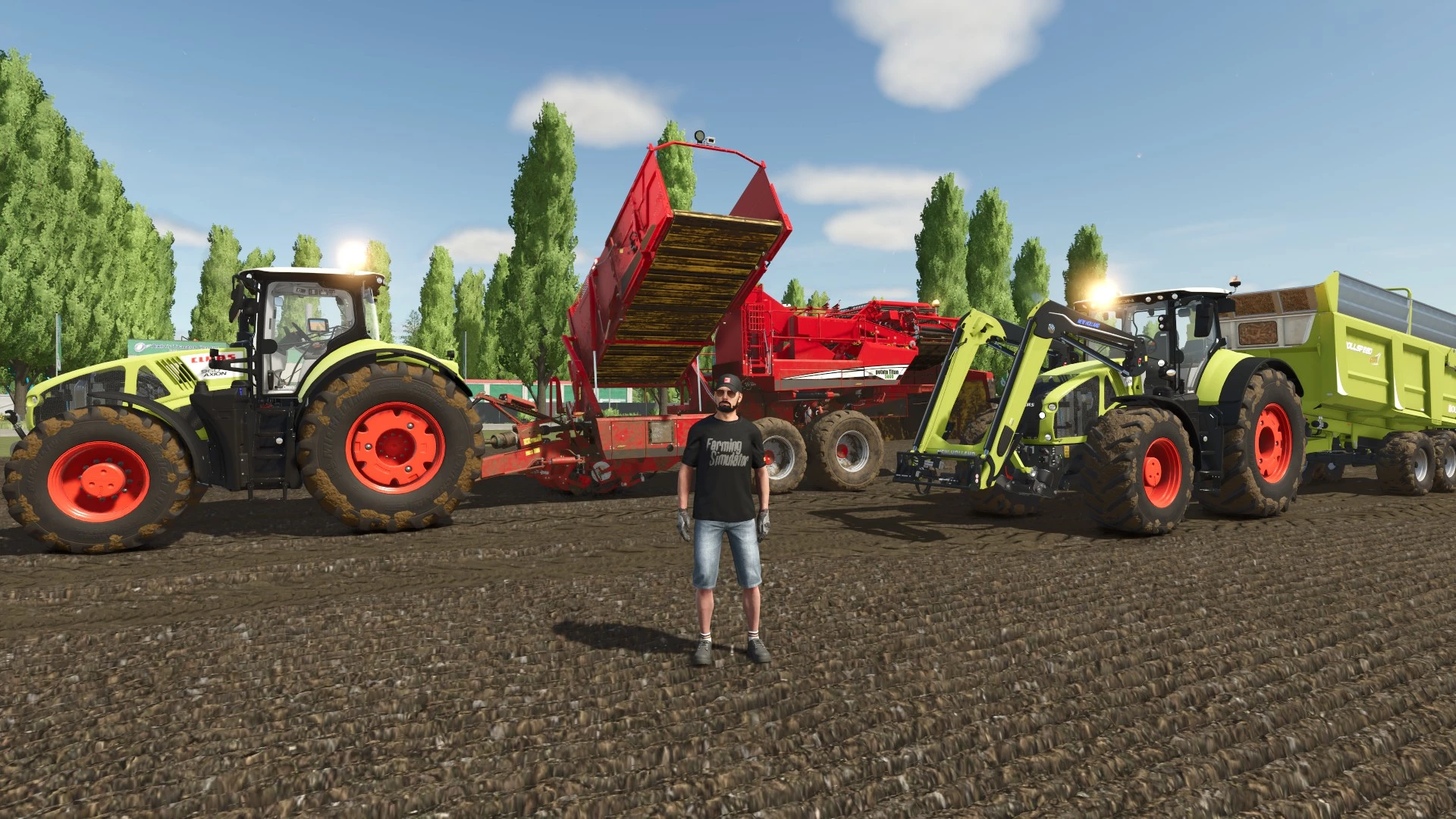 Claas Axion 960 XTR.