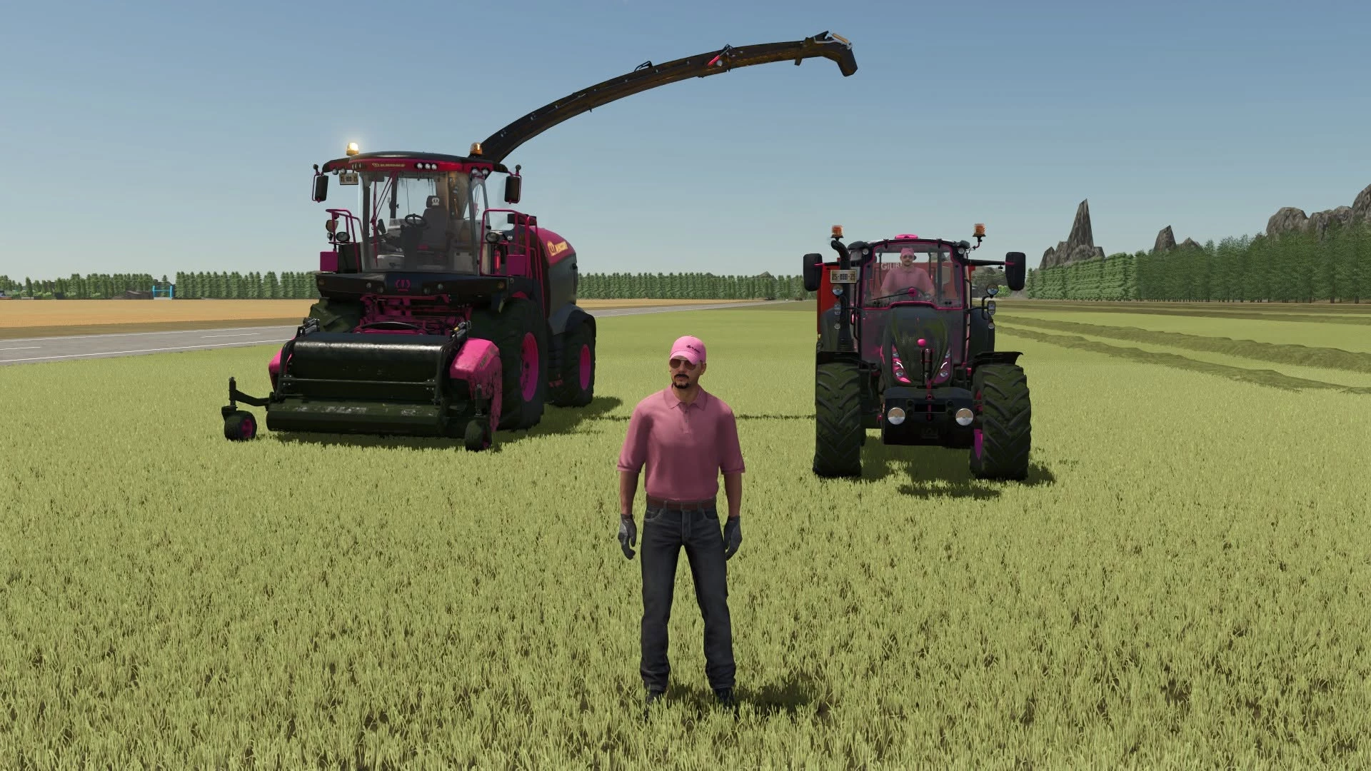 Ensilage d'herbe multijoueurs sur La Ferme De Gal
