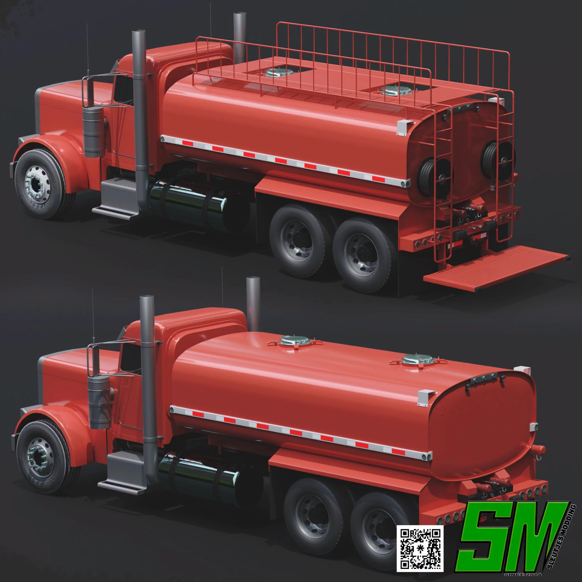 Farm grain and tank body